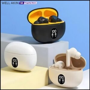 Home 🔥 tws wireless earbuds with led display – enc noise cancellation, hifi stereo, bluetooth 5.3 ear buds | airpods woth mic