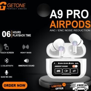 Home a9 pro wireless bluetooth earbuds with touch display